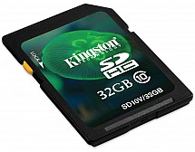 Карта памяти Kingston SDHC 32Gb Class10 (SD10V/32GB)