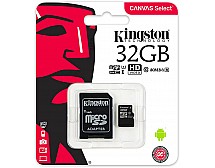 Карта памяти Kingston MicroSDHC 32Gb UHS-I Class10 Canvas Select (SDCS/32GB)