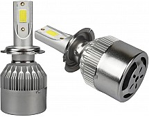 Светодиодные LED лампы C6L H7 COB (кулер)