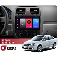 Штатна магнітола Sigma F10216 2+32 Gb Volkswagen Jetta 5 2005-2010 (F2) 10"