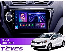 Штатна магнітола Teyes CC3L 4+32 Gb Kia RIO 3 2011-2017 9"