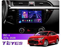 Штатна магнітола Teyes CC3L 4+32 Gb Kia RIO 4 2016-2020 (B) 9"