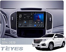 Штатна магнітола Teyes X1 2+32 Gb Wi-Fi Great Wall Haval H9 2014-2020 (A) 10"