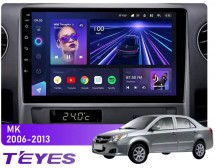 Штатна магнітола Teyes CC3 4+64 Gb Geely MK 1 2006-2013 9"