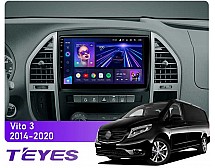 Штатна магнітола Teyes CC3L 4+64 Gb Mercedes-Benz Vito 3 W447 2014-2020 10"