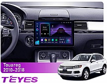 Штатна магнітола Teyes CC3 2k 4+32 Gb Volkswagen Touareg FL NF 2010-2018 (A) 11"