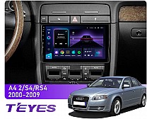 Штатна магнітола Teyes CC3 4+64 Gb Audi A4 (0 Din) 2000-2009 9"