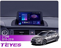 Штатна магнітола Teyes CC3 2k 4+64 Gb Lexus CT CT200 CT200h 2010-2018 9"