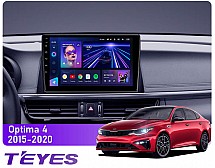 Штатна магнітола Teyes CC3 4+64 Gb Kia Optima 4 JF 2015-2020 (1 Din) (B) 10"