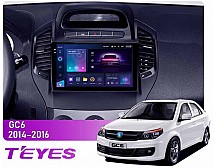 Штатна магнітола Teyes CC3 2k 6+128 Gb Geely GC6 1 2014-2016 9"