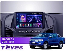Штатна магнітола Teyes CC3L 4+64 Gb Ford Ranger 3 2011-2015 (F1) 9"