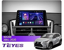Штатна магнітола Teyes CC3 4+64 Gb Lexus NX200 Z10 NX 200 (0 Din) 2014-2020 9"