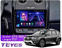 Штатна магнітола Teyes CC3L 4+32 Gb Renault Duster 2015-2021 / LADA Largus 2021 (F2) 9"