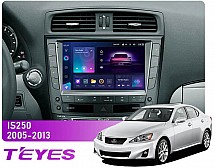 Штатна магнітола Teyes CC3 2k 4+64 Gb Lexus IS250 XE20 (Hm) 2005-2013 (B) 9"