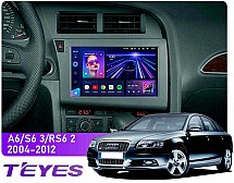 Штатна магнітола Teyes CC3L 4+64 Gb Audi A6 C6 2004-2011, S6 3 2006-2011, RS6 2 2007-2012 9"