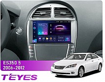 Штатна магнітола Teyes CC3 2k 4+64 Gb Lexus ES350 5 XV40 2006-2012 (AB) 9"