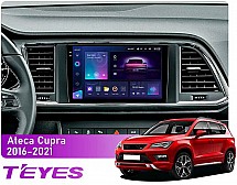 Штатна магнітола Teyes CC3 2k 6+128 Gb Seat / Cupra Ateca 2016-2021 9"
