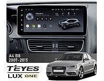 Штатна магнітола Teyes LUX ONE 6+128 Gb Audi A4 B8 2007-2015 (B) 12.3"
