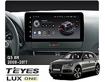 Штатна магнітола Teyes LUX ONE 6+128 Gb Audi Q5 8R 2008-2017 (B) 12.3"