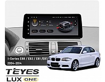 Штатна магнітола Teyes LUX ONE 6+128 Gb BMW 1-Series E88 E82 E81 E87 CIC 2004-2014 12.3"