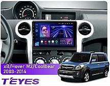 Штатна магнітола Teyes CC3 4+32 Gb Great Wall Hover M2 Coolbear 2009-2014 / Scion xB 2003-2007 9"