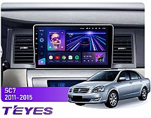Штатна магнітола Teyes CC3L 4+64 Gb Geely SC7 2011-2015 9"